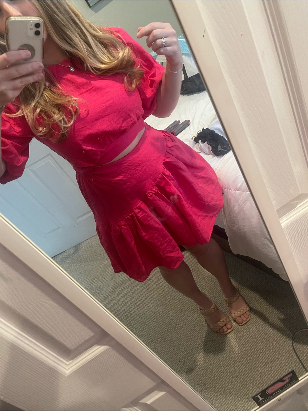 Bardot Bright Pink Dress